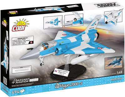 Dassault Mirage 2000-5F brick plane model - COBI 5917 - 494 bricks Planes Cobi 