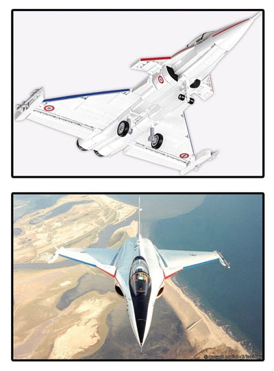 Dassault Rafale 1st flight (40th anniversary) brick plane model - COBI 5931 - 441 bricks Planes Cobi 