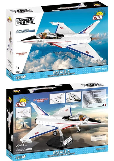 Dassault Rafale 1st flight (40th anniversary) brick plane model - COBI 5931 - 441 bricks Planes Cobi 