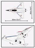 Dassault Rafale 1st flight (40th anniversary) brick plane model - COBI 5931 - 441 bricks Planes Cobi 