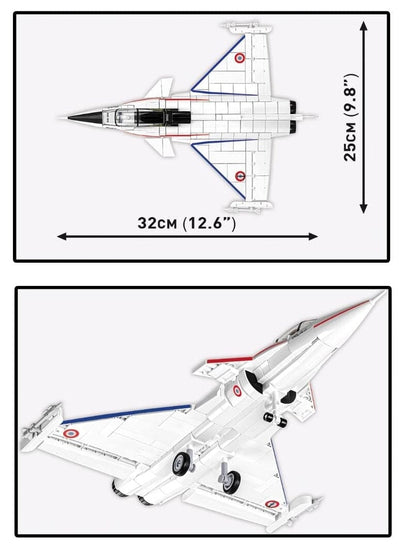 Dassault Rafale 1st flight (40th anniversary) brick plane model - COBI 5931 - 441 bricks Planes Cobi 