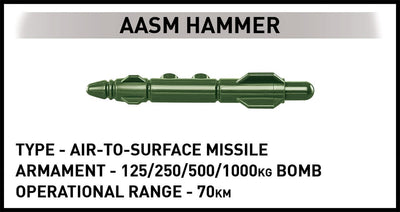 Dassault Rafale C 530 KL brick plane model - COBI 5901 - 551 bricks Planes Cobi 