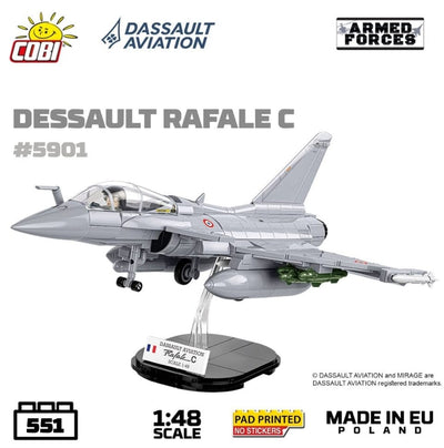 Dassault Rafale C 530 KL brick plane model - COBI 5901 - 551 bricks Planes Cobi 