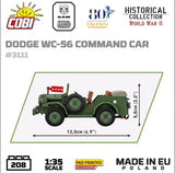 Dodge WC-56 - COBI 3111 - 202 brick command car car Cobi 