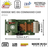 Dodge WC-56 - COBI 3111 - 202 brick command car car Cobi 