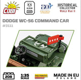 Dodge WC-56 - COBI 3111 - 202 brick command car car Cobi 