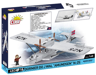 Dornier D0 J Wal ‘Amundsen’ N-25 aircrafft model- COBI 1384 - 478 bricks Planes Cobi 