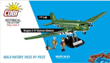 Douglas C-47 Skytrain (Dakota) brick plane model - COBI 5743- 896 bricks Planes Cobi 