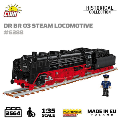 DR BR 03 Steam Locomotive brick model - COBI 6288 - 2560 bricks Toys & Games Cobi 