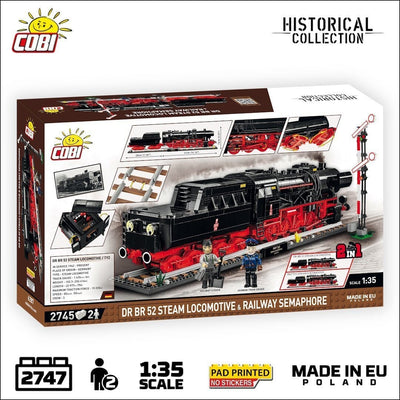 DRB Class 52 Steam Locomotive & Semaphore brick model - COBI 6287 - 2747 bricks Toys & Games Cobi 