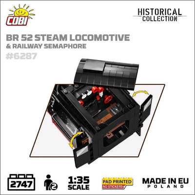 DRB Class 52 Steam Locomotive & Semaphore brick model - COBI 6287 - 2747 bricks Toys & Games Cobi 