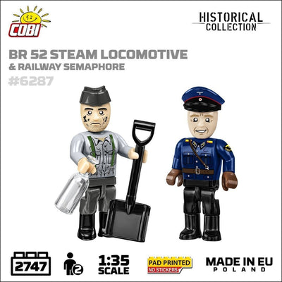 DRB Class 52 Steam Locomotive & Semaphore brick model - COBI 6287 - 2747 bricks Toys & Games Cobi 
