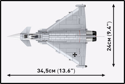 Eurofighter Typhoon (Germany) brick plane model - COBI 5848A - 675 bricks Planes Cobi 
