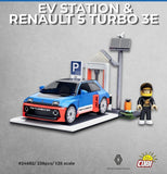 EV Station & Renault 5 Turbo 3E car brick model - COBI 24682 - 238 bricks car Cobi 