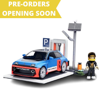 EV Station & Renault 5 Turbo 3E car brick model - COBI 24682 - 238 bricks car Cobi 