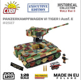 Executive Edition Panzerkampfwagen VI Tiger Ausf. E.- COBI 2587 - 1196 brick tank Tank Cobi 
