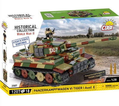 Executive Edition Panzerkampfwagen VI Tiger Ausf. E.- COBI 2587 - 1207 brick tank Tank Cobi 