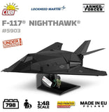 F-117 Nighthawk brick aircraft model - COBI 5903 - 798 bricks Planes Cobi 