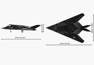 F-117 Nighthawk brick aircraft model - COBI 5903 - 798 bricks Planes Cobi 
