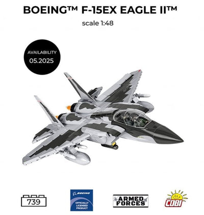 F-15EX Eagle II plane brick model - COBI 5900- 739 bricks Planes Cobi 
