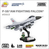F-16 AM Fighting Falcon brick plane model - COBI 5913 - 499 bricks Planes Cobi 