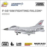 F-16 AM Fighting Falcon brick plane model - COBI 5913 - 499 bricks Planes Cobi 