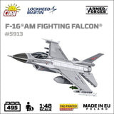 F-16 AM Fighting Falcon brick plane model - COBI 5913 - 499 bricks Planes Cobi 