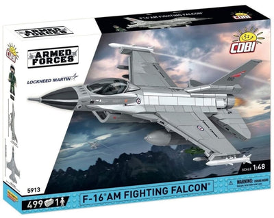 F-16 AM Fighting Falcon brick plane model - COBI 5913 - 499 bricks Planes Cobi 