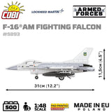 F-16 AM Fighting Falcon plane brick model - COBI 5893 - 500 bricks Planes Cobi 