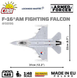 F-16 AM Fighting Falcon plane brick model - COBI 5896 - 425 bricks Planes Cobi 