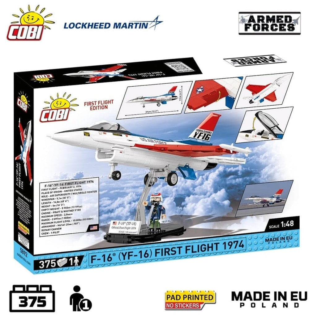 COBI 5892 - F-16 (YF-16) First Flight 1974 - Vadászgép építőjáték - 100 COBI 5892 - F-16 (YF-16) First Flight 1974 - Vadászgép építőjáték - 100