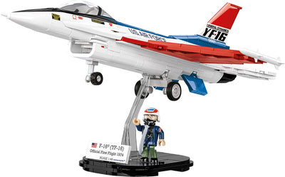 F-16 (YF-16) Fighting Falcon plane brick model - COBI 5892 - 373 bricks First Flight Edition 1974 Planes Cobi 