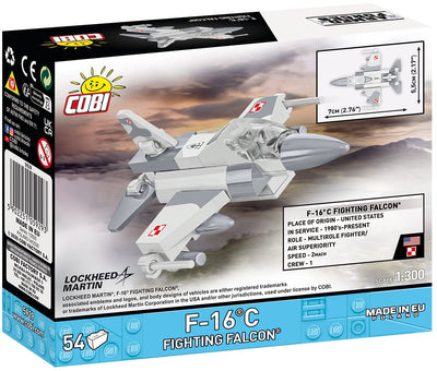 F-16C Fighting Falcon brick plane model - COBI 5929 - 54 bricks Planes Cobi 