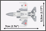 F-16C Fighting Falcon brick plane model - COBI 5929 - 54 bricks Planes Cobi 