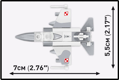 F-16C Fighting Falcon brick plane model - COBI 5929 - 54 bricks Planes Cobi 