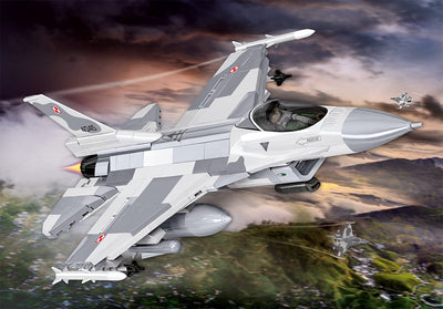 F-16C Fighting Falcon (Polish Version) brick plane model - COBI 5910 - 460 bricks Planes Cobi 