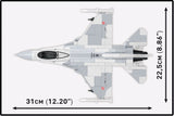 F-16C Fighting Falcon (Polish Version) brick plane model - COBI 5910 - 460 bricks Planes Cobi 
