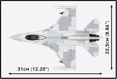F-16C Fighting Falcon (Polish Version) brick plane model - COBI 5910 - 460 bricks Planes Cobi 