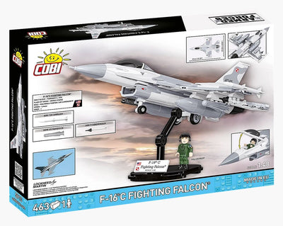F-16C Fighting Falcon (Polish Version) brick plane model - COBI 5910 - 460 bricks Planes Cobi 