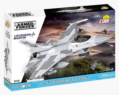 F-16C Fighting Falcon (Polish Version) brick plane model - COBI 5910 - 460 bricks Planes Cobi 