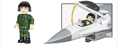 F-16C Fighting Falcon (Polish Version) brick plane model - COBI 5910 - 460 bricks Planes Cobi 