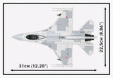 F-16C Fighting Falcon (Polish Version) brick plane model - COBI 5910 - 460 bricks Planes Cobi 