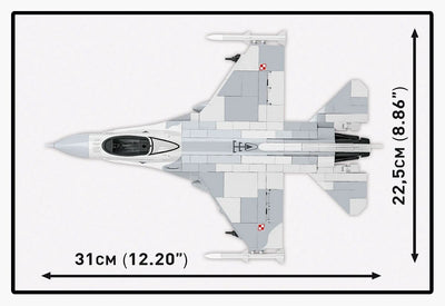 F-16C Fighting Falcon (Polish Version) brick plane model - COBI 5910 - 460 bricks Planes Cobi 