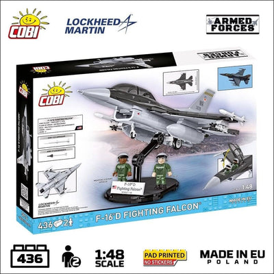 F-16D Fighting Falcon plane brick model - COBI 5914 - 438 bricks Planes Cobi 