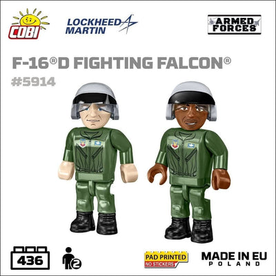F-16D Fighting Falcon plane brick model - COBI 5914 - 438 bricks Planes Cobi 