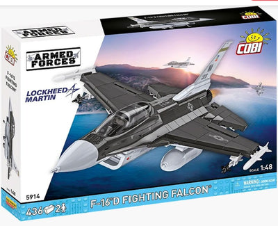 F-16D Fighting Falcon plane brick model - COBI 5914 - 438 bricks Planes Cobi 
