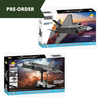F-35A Lightning II "Husarz" brick plane model - COBI 5904 - 600 bricks Planes Cobi 