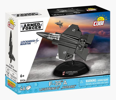 F-35A Lightning II "Husarz" brick plane model - COBI 5926 - 47 bricks Planes Cobi 