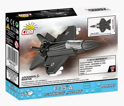 F-35A Lightning II "Husarz" brick plane model - COBI 5926 - 47 bricks Planes Cobi 