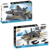 F-35B STOVL Lightning II brick plane model - COBI 5895 - 580 bricks Planes Cobi 